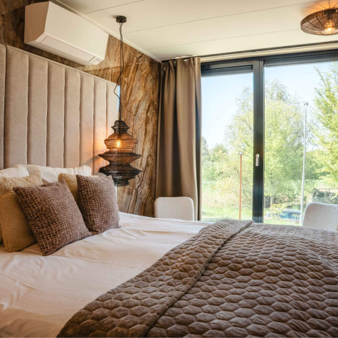 Kom niets tekort in de deluxe kamer van Hotel Biesbosch