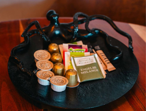 koffie en thee van Familie suite 4 personen in Hotel Biesbosch