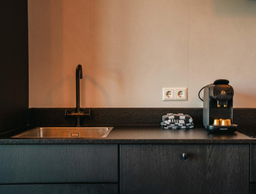 Koffie machine van Familie suite 4 personen in Hotel Biesbosch