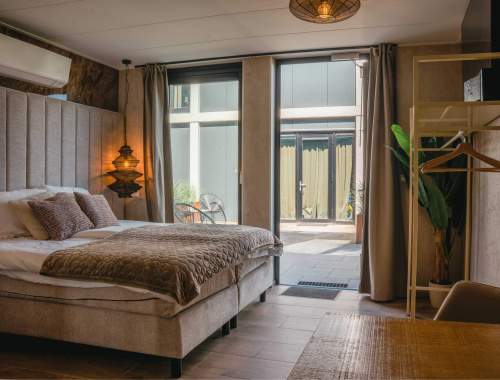 Bed Studio kamer 27m2 | Hotel Biesbosch 