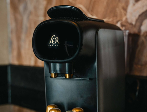 Koffiemachine Studio kamer 27m2 | Hotel Biesbosch 