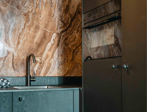 Keuken in Studio kamer 27m2 | Hotel Biesbosch 