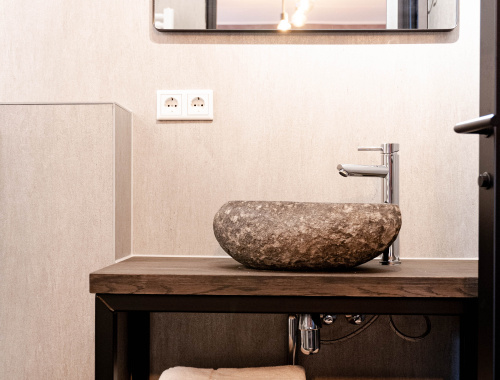 Badkamer van sDeluxe Studio | Hotel Biesbosch