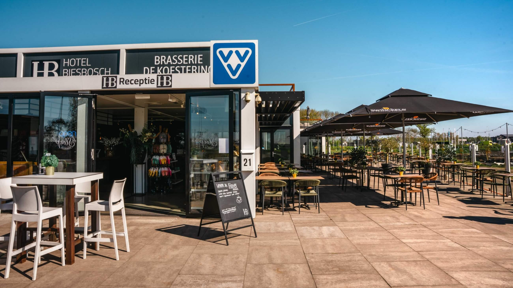 Hotel Biesbosch receptie locatie