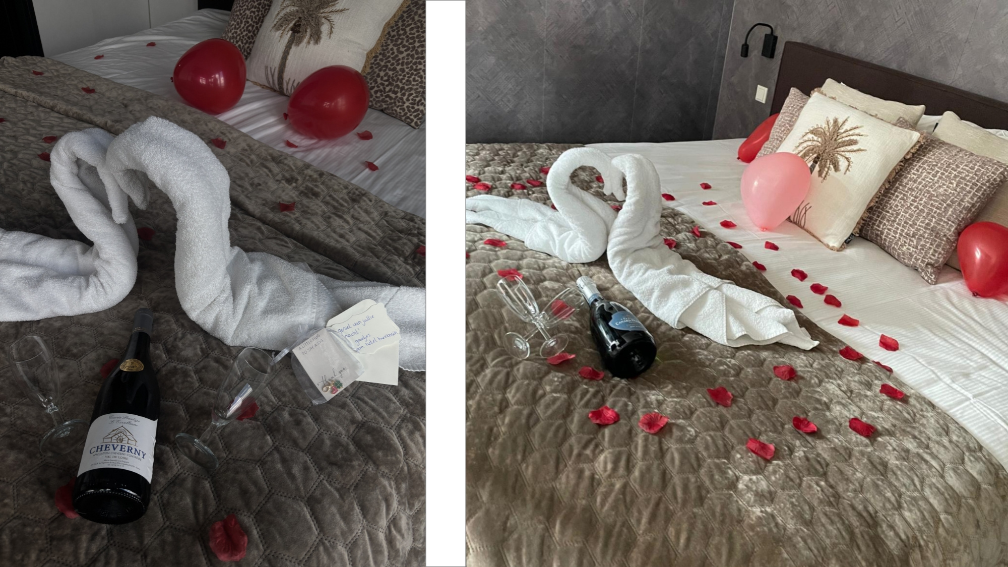 Decoratie van het arrangement Romantisch overnachten bij Hotel